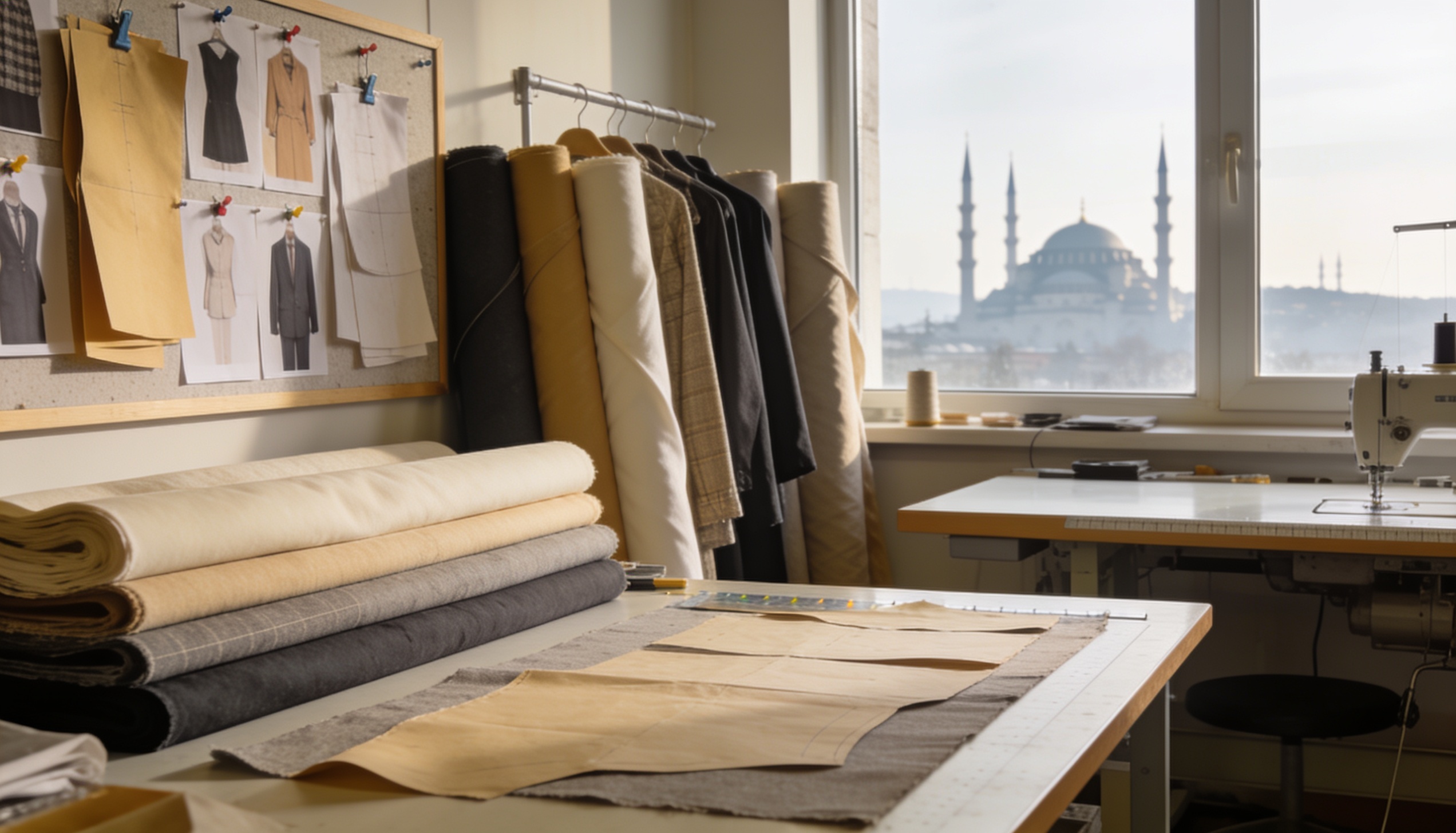 Istanbul textile production and garment manufacturing