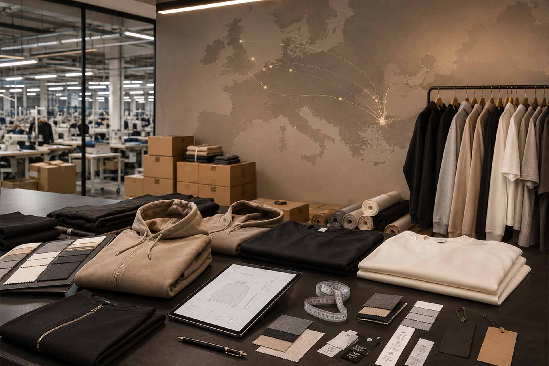 Why European brands manufacture clothing in Turkey with fabric sourcing garment production and European logistics planning